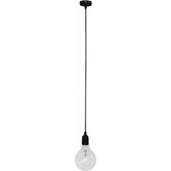 Heronia Lighting KA-01 1/L Κρεμαστό Φωτιστικό Οροφής Ανάρτηση Μαύρο 31-0159
