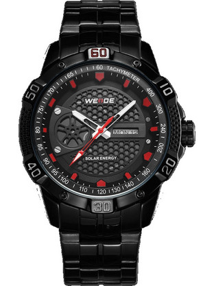 Weide Ανδρικό Ρολόι με Μαύρο Μεταλλικό Μπρασελέ WD10842