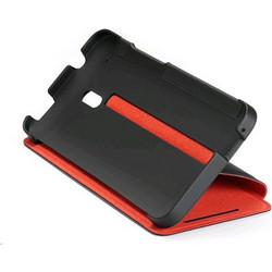Θήκη HTC HC V851 Double Dip για One Mini Flip cover Black/Red original