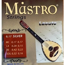 Mastro Σετ 8 Χορδές Λαούτου Silver Plated Copper 17" 3/4