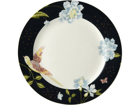 Laura Ashley Πιάτο Γλυκού Πορσελάνης Heritage Midnight Uni 18cm 180437