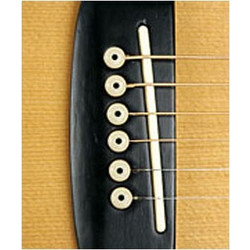 PLANET WAVES Σφήνες λευκές ακουστικής κιθάρας PWPS 12