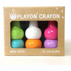 Playon Crayon Pastel Κηρομπογιές Σετ 12τμχ