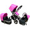 Miko Travel System Καρότσι Μωρού 3 σε 1 Pink