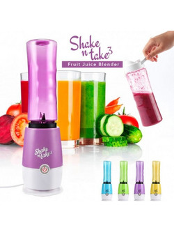 Shake N Take 3 Μπλέντερ για Smoothie 500ml 180W Μωβ