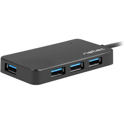 Natec Moth NHU-1342 USB Hub 3.0 USB-A με 4 Θύρες USB-A