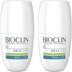 Bioclin Αποσμητικό Roll On 24h Χωρίς Αλουμίνιο 2x50ml