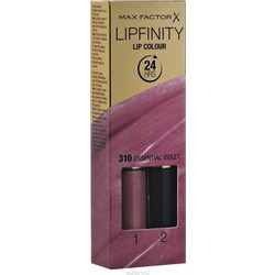 Max Factor Lipfinity 310 Essential Violet Set Long Lasting Liquid Κραγιόν 3.4gr