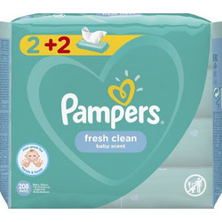 Pampers Fresh Clean 4x52τμχ