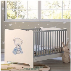 Asterias Bebe Νεφέλη Πολυμορφική Κούνια για Στρώμα 70x140cm Λευκή