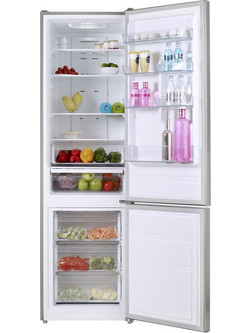 Robin RB-468 Ψυγειοκαταψύκτης Full No Frost Υ201xΠ59.5xΒ63.5cm Inox