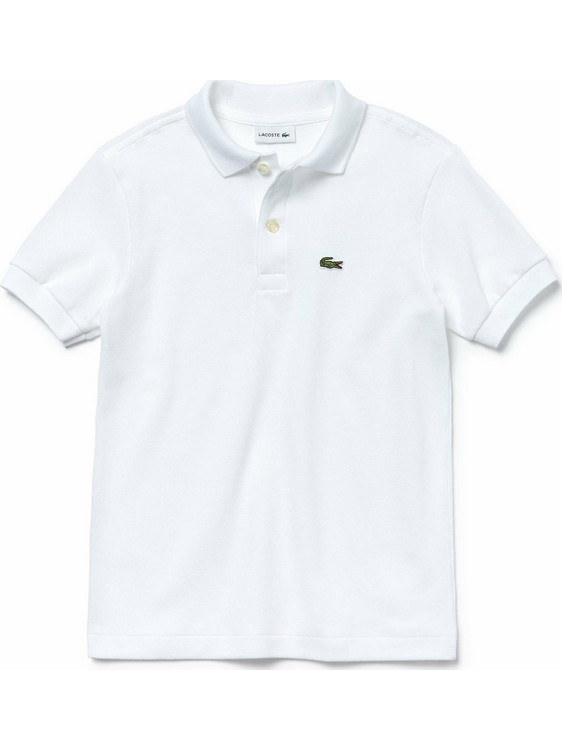 Lacoste Παιδικό Polo Κοντομάνικο Λευκό 3PJ2909-001