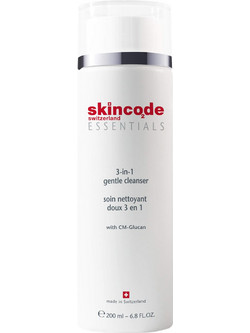 Skincode 3 In 1 Gentle Γαλάκτωμα Ντεμακιγιάζ για Ξηρή Επιδερμίδα 200ml
