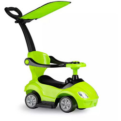 Q-Kids Lolo 2 σε 1 Περπατούρα Ride On Αυτοκινητάκι με Χειρολαβή 24m+ Lime