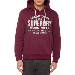 Superdry Athletic Script Graphic Ανδρικό Αθλητικό Φούτερ με Κουκούλα Κόκκινο M2013154A-1LH