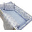 Beboulino Baby Elephant Σετ Κούνιας 60x120cm Blue 5τμχ