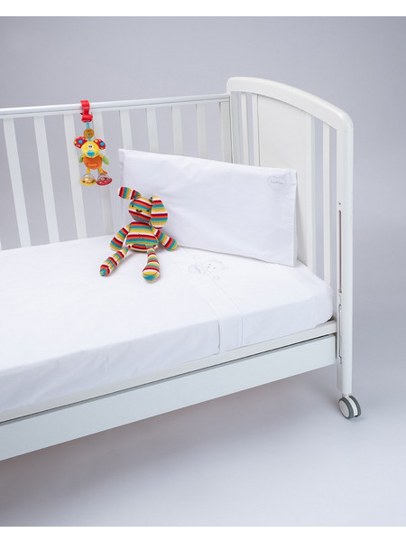 Prenatal Σετ Βρεφικά Σεντόνια Κούνιας Βαμβακερά 120x180 White