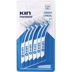 KIN Μεσοδόντια Βουρτσάκια 1.3mm Μπλε 6τμχ