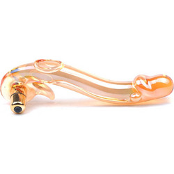 Dragon Golden Glass Ρεαλιστικός Δονητής Χρυσός