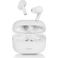 Ttec AirBeat Tone Ακουστικά Bluetooth In Ear Ανθεκτικά στο Νερό White