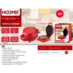 Hoomei HM-5878R Βαφλιέρα σε Σχήμα Καρδιά 550W