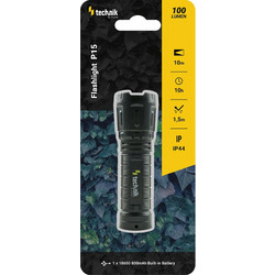 Technik P15 Επαναφορτιζόμενος Φακός Led Αδιάβροχος 100lm