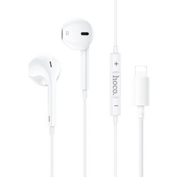 Hoco M111 Handsfree Earbud Lightning White