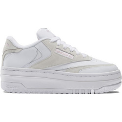 Reebok Club C Extra Γυναικεία Sneakers Flatforms Λευκά Εκρού 100074261