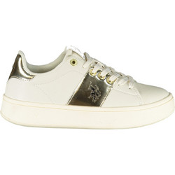 U.S. Polo Assn. Γυναικεία Sneakers Εκρού Χρυσά MARAYA002W-CY2F-BEBEIGOL04