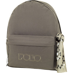 Polo Original Scarf Σχολική Τσάντα Πλάτης Γυμνασίου - Λυκείου Γκρι 901135-2100