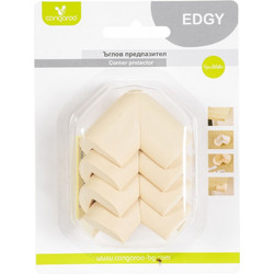 Cangaroo Προστατευτικά Γωνιών Edgy Beige 4τμχ