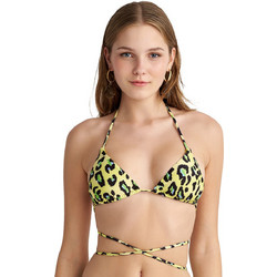 BLU4U Bikini Top Τριγωνάκι Animal Print Lime 24366237-16