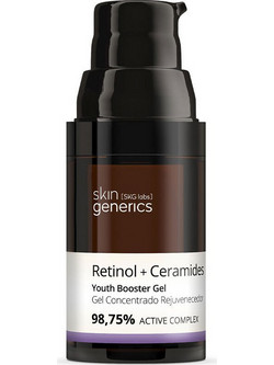 Skin Generics Retinol + Ceramides Youth Booster Ενυδατικό Serum Προσώπου & Ντεκολτέ για Ανάπλαση με Ρετινόλη & Ceramides 20ml