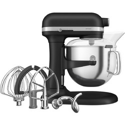 KitchenAid 5KSM70SHXEBK Κουζινομηχανή 375W με Ανοξείδωτο Κάδο 6.6lt