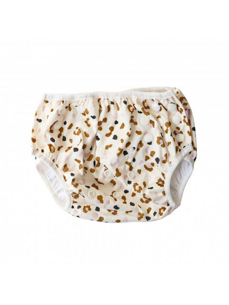 Swim Essentials Kahki Leopard Βρεφικό Μαγιό Πάνα για Κορίτσι Λευκό SWE-2020SE425