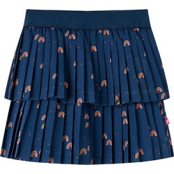 vidaXL Παιδική Φούστα Πλισέ Navy Μπλε 15097
