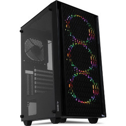 iBox Cetus 903 Black Gaming Midi Tower Κουτί Υπολογιστή με Πλαϊνό Παράθυρο