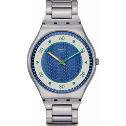 Swatch Skin Irony Ανδρικό Ρολόι με Ασημί Μεταλλικό Μπρασελέ SS07S143G
