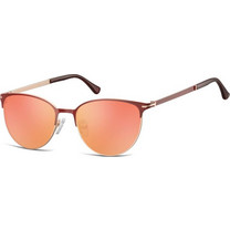 Sunoptic SRR-914F Γυναικεία Γυαλιά Ηλίου Οβάλ Μεταλλικά Χρυσά με Πορτοκαλί Polarized Φακό