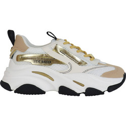 Steve Madden Possession-E Γυναικεία Sneakers Chunky Μπεζ Χρυσά SM19000033-04005-WTA