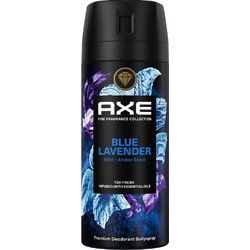 AXE Blue Lavender Ανδρικό Αποσμητικό Spray 72h Χωρίς Αλουμίνιο 150ml