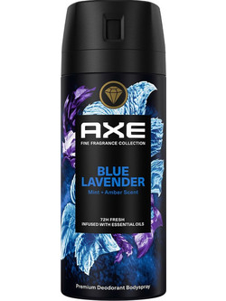 AXE Blue Lavender Ανδρικό Αποσμητικό Spray 72h Χωρίς Αλουμίνιο 150ml