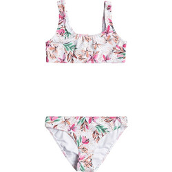 Roxy Παιδικό Μαγιό Bikini Set για Κορίτσι Λευκό ERGX203593-WBK5