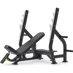 Impulse Incline Bench IT7015 Black Επικλινής Πάγκος Γυμναστικής Κοιλιακών με Ορθοστάτες