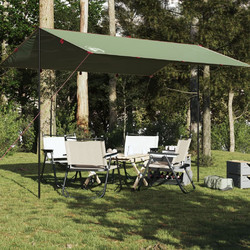 vidaXL Σκίαστρο Παραλίας Πράσινο 400x294cm 94664