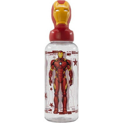 Stor 3D Avengers Invincible Force Iron Man Παιδικό Παγούρι Πλαστικό BPA Free Κόκκινο 560ml