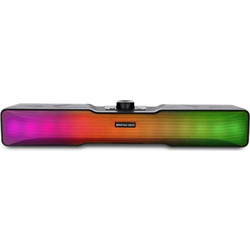 Spartan Gear Orpheus Ηχεία Υπολογιστή 2.0 10W με Bluetooth & RGB Φωτισμό Black