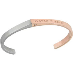 Breil Γυναικείο Βραχιόλι Βέργα Ασημί & Ροζ Χρυσό TJ2394
