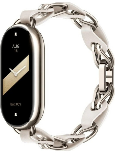 Xiaomi Λουράκι Μεταλλικό White (Xiaomi Smart Band 8)