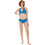 Gsecret Bikini Set Τριγωνάκι Ψηλόμεσο Μπλε C8839-27228